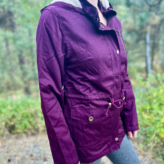 Sherpa Lined Purple Jacket