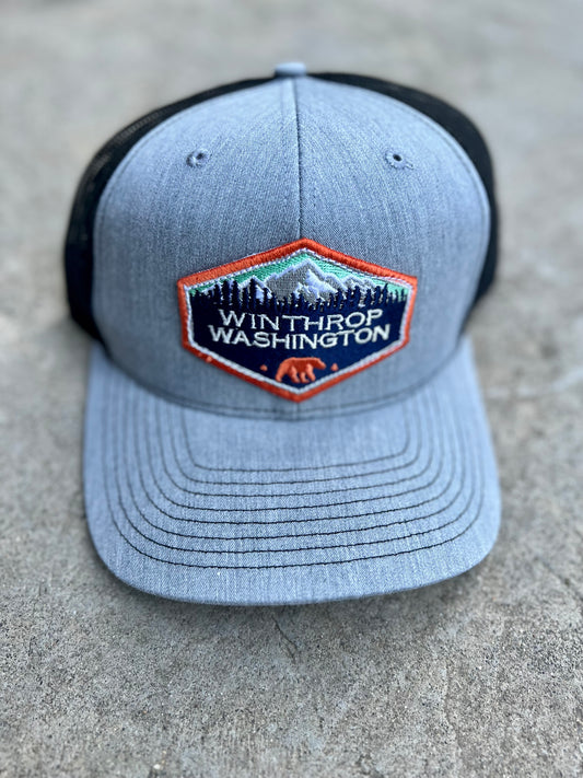 Mountain and Bear Winthrop Hat