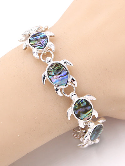 Abalone Turtle Magnetic Bracelet