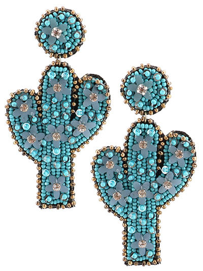 Cactus Bead Earrings