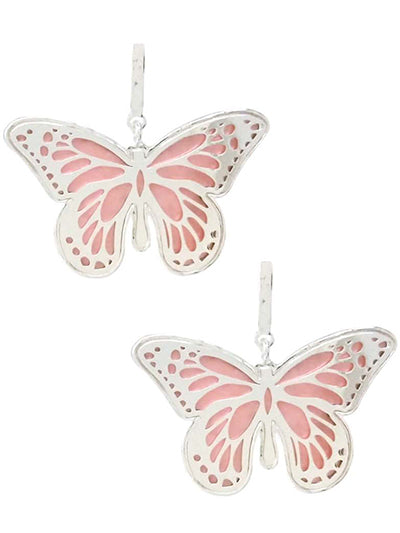 Butterfly Colored Shell Earring