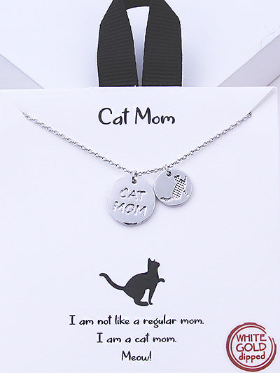 Cat Mom Necklace