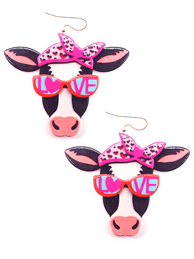 Love Cow Earrings