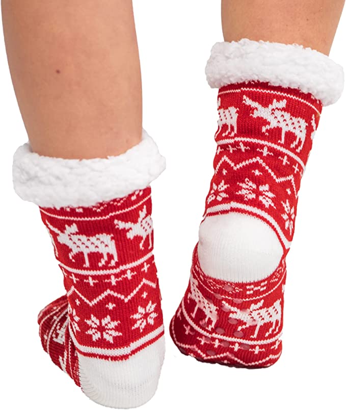 Nordic Moose Plush Sock