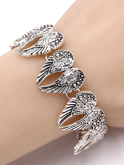 Angel Wing Magnetic Clasp Bracelet