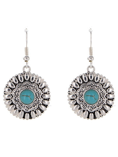 Western Turquoise Earrings