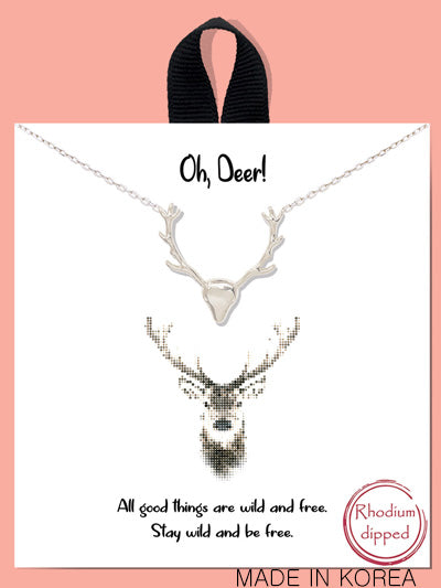 Deer Necklace