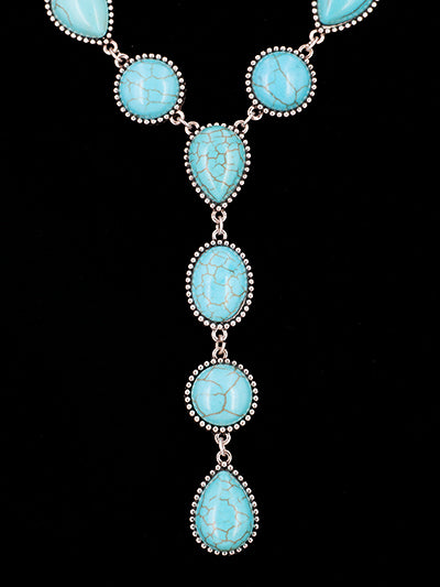 Western Style Turquoise Necklace